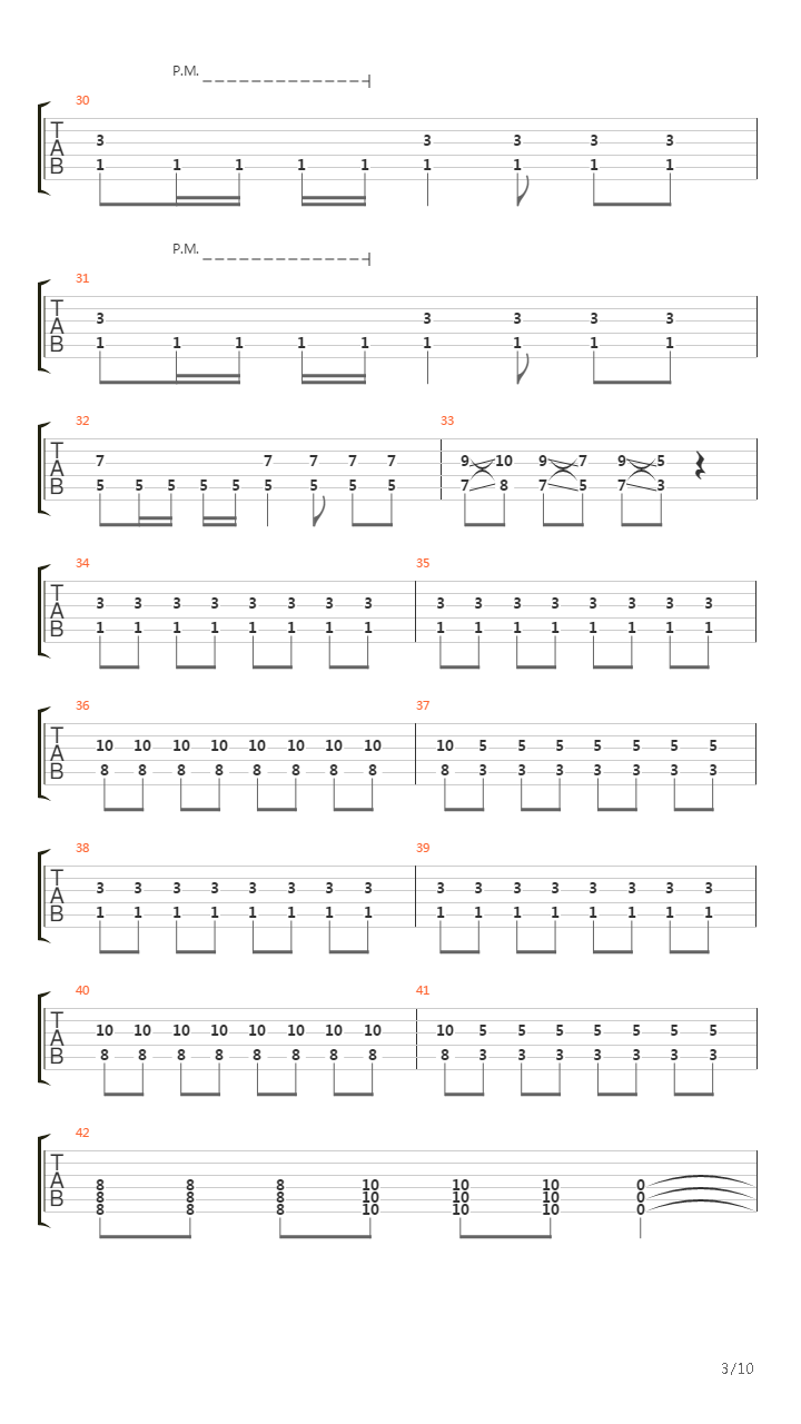 The Distance吉他谱