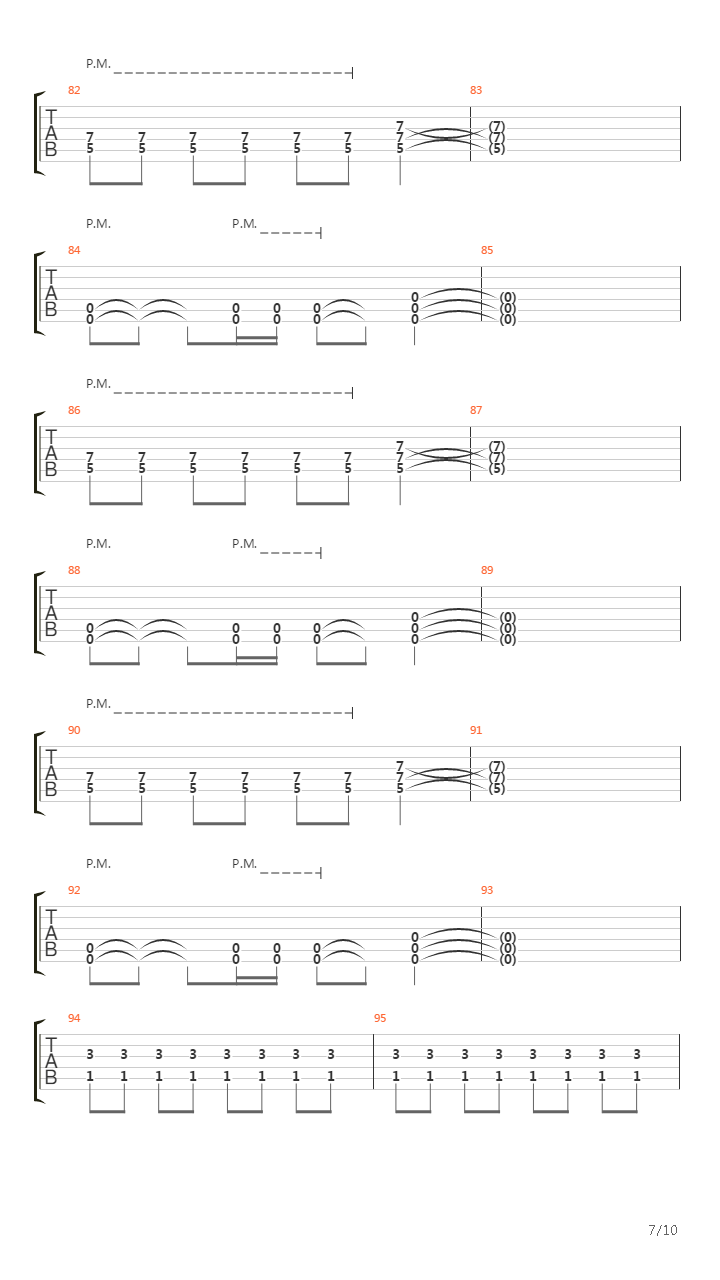 The Distance吉他谱