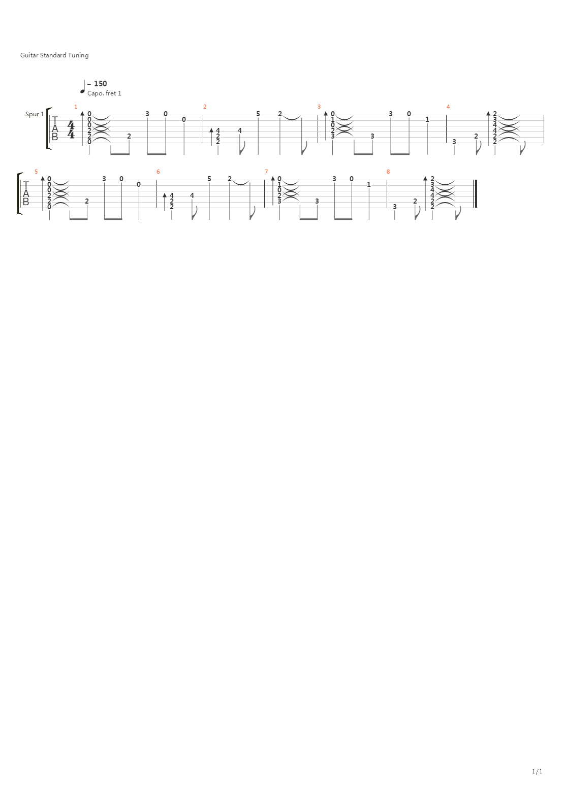 The Lottery吉他谱