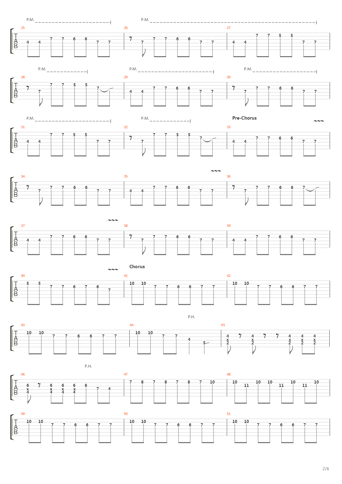 Parade吉他谱