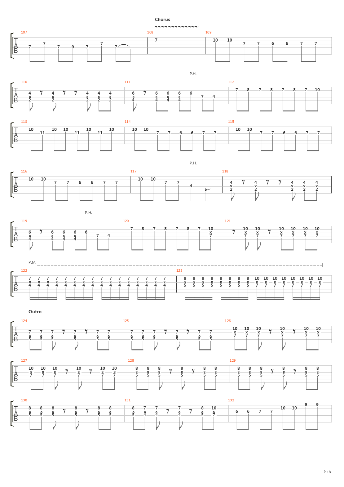 Parade吉他谱