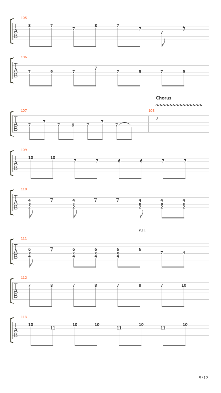 Parade吉他谱