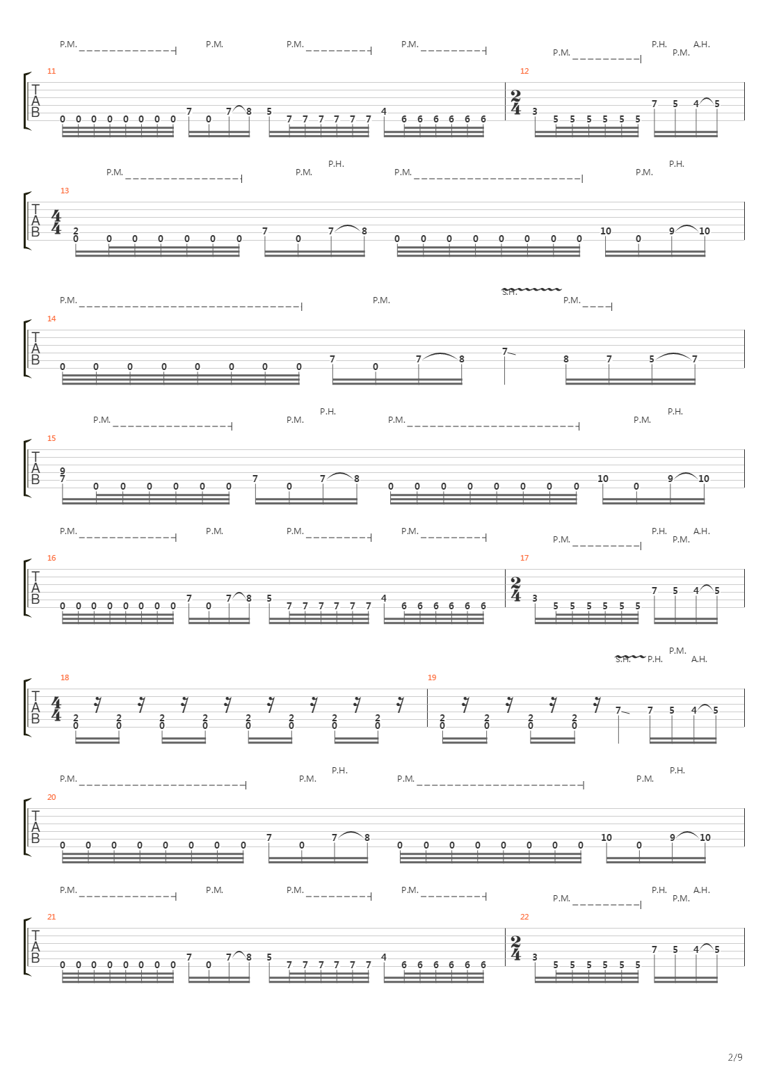 Signals Of Infection吉他谱