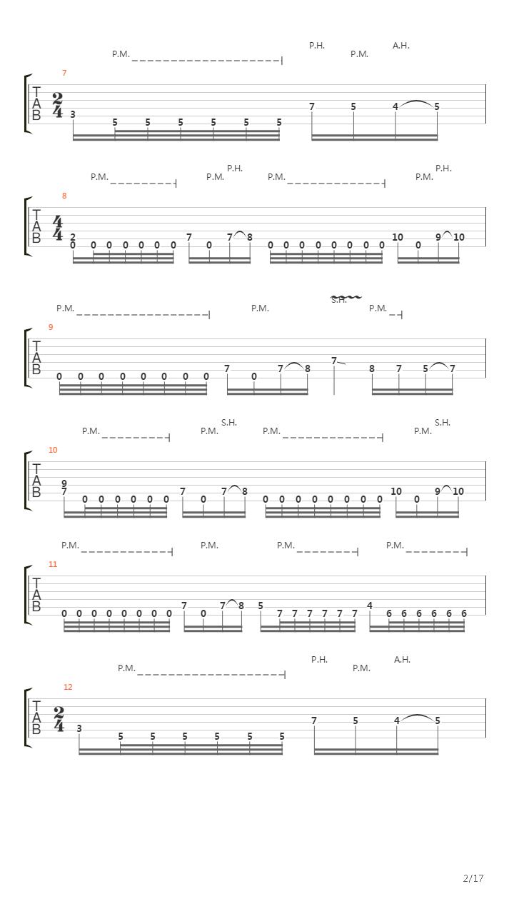 Signals Of Infection吉他谱