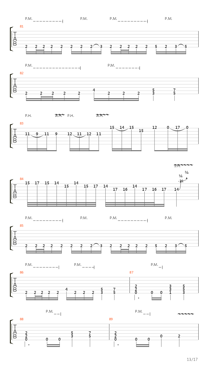 Signals Of Infection吉他谱