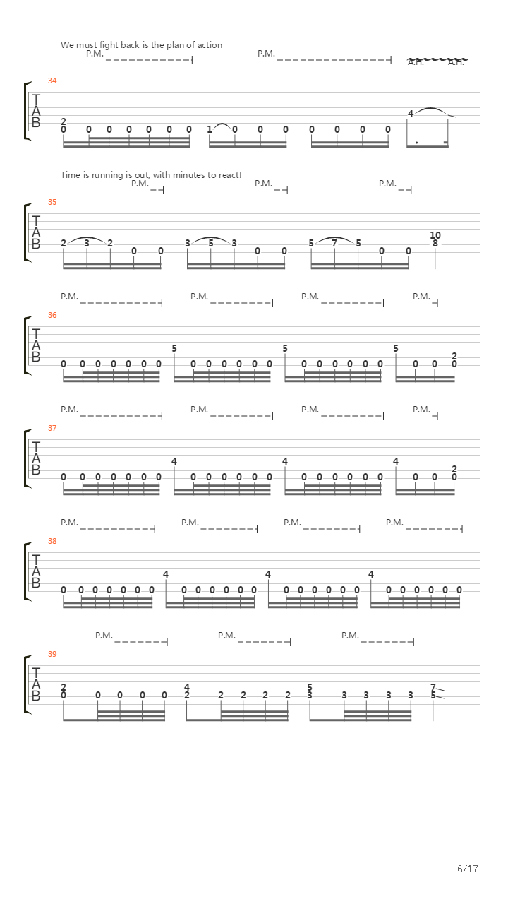 Signals Of Infection吉他谱