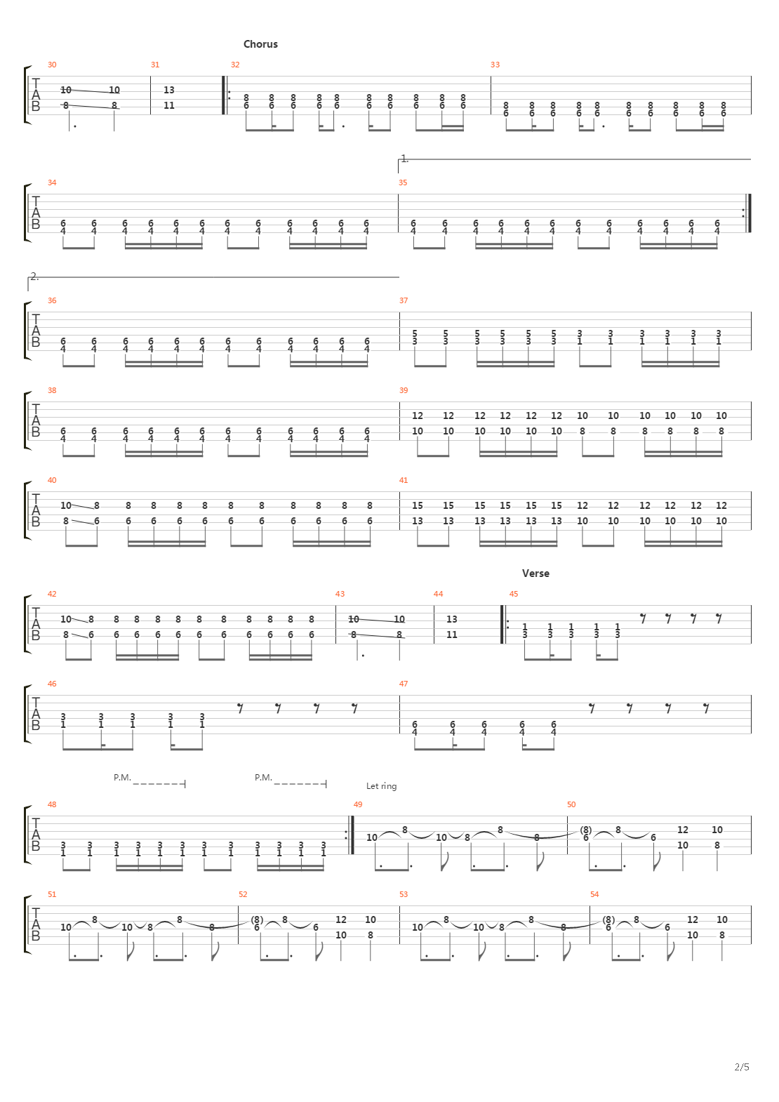 The Song Inside Me吉他谱