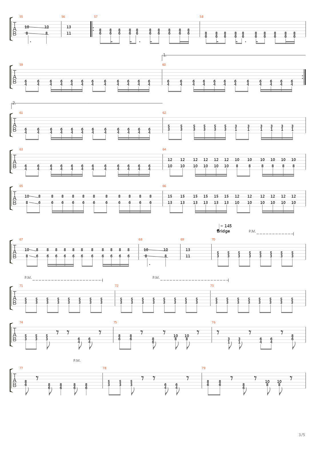 The Song Inside Me吉他谱
