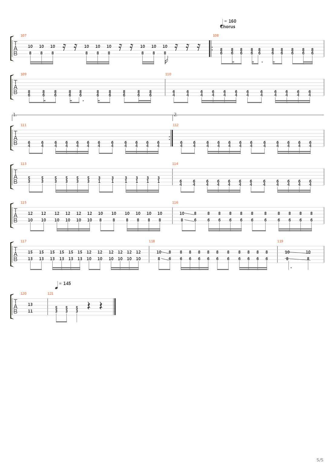 The Song Inside Me吉他谱