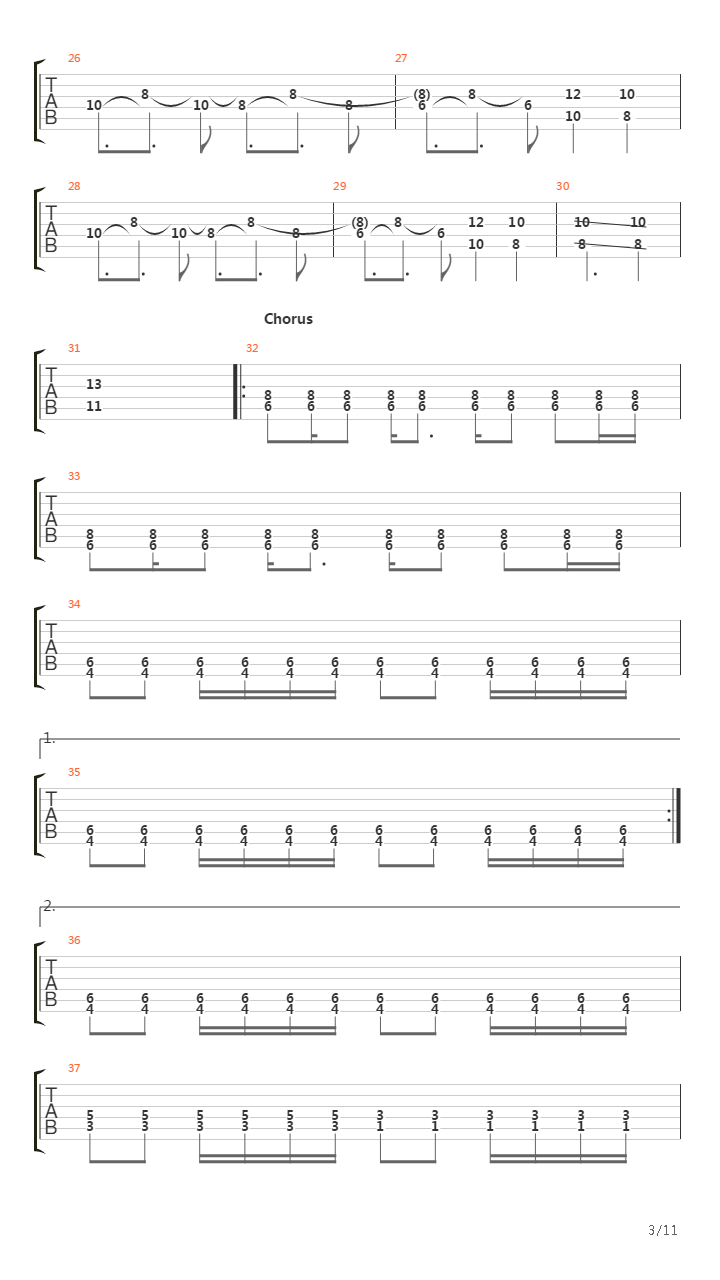The Song Inside Me吉他谱