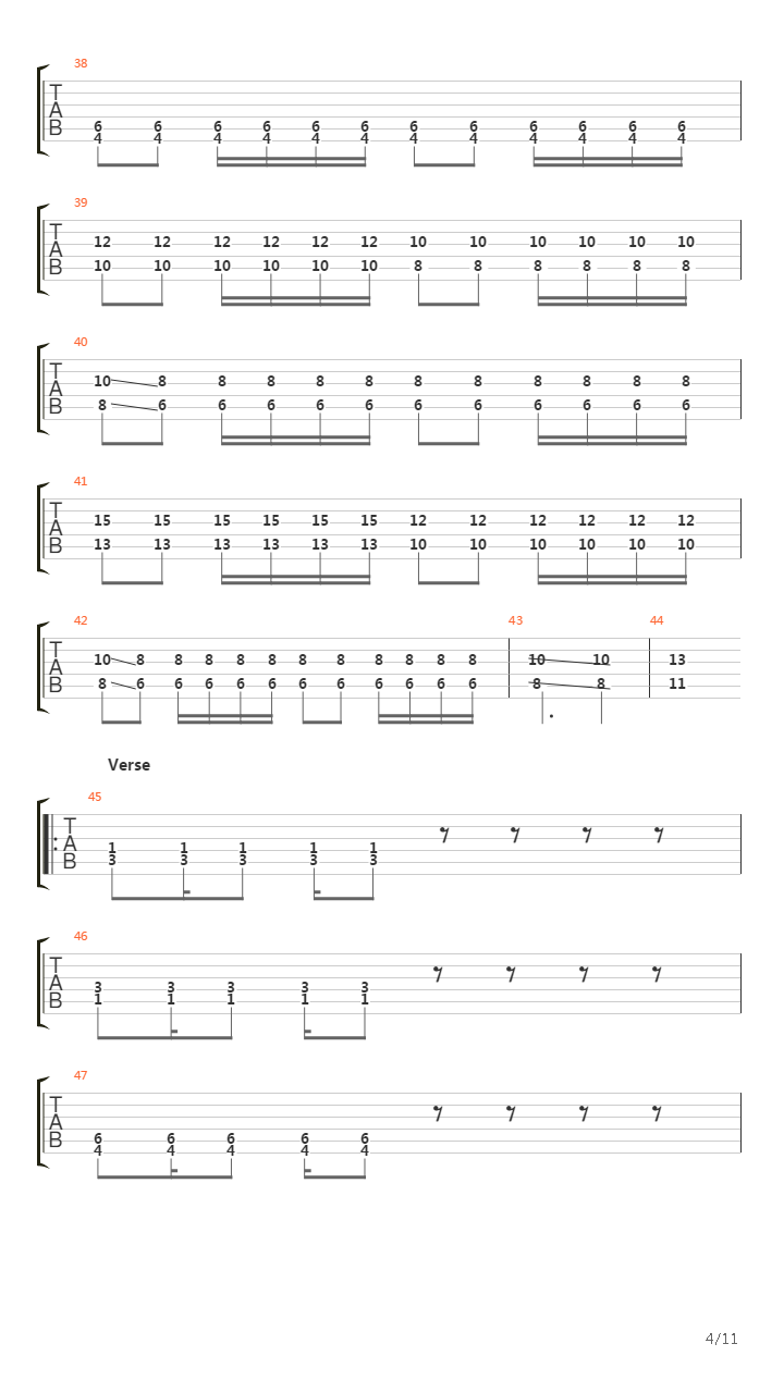 The Song Inside Me吉他谱