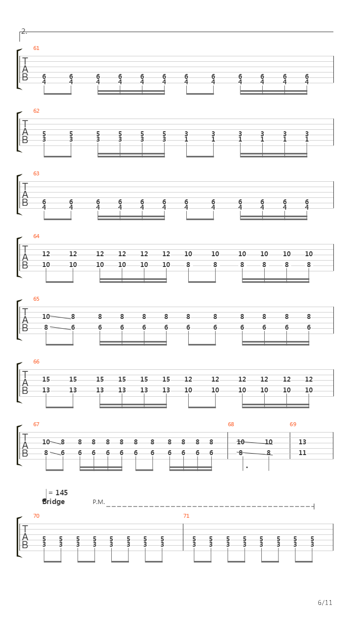 The Song Inside Me吉他谱