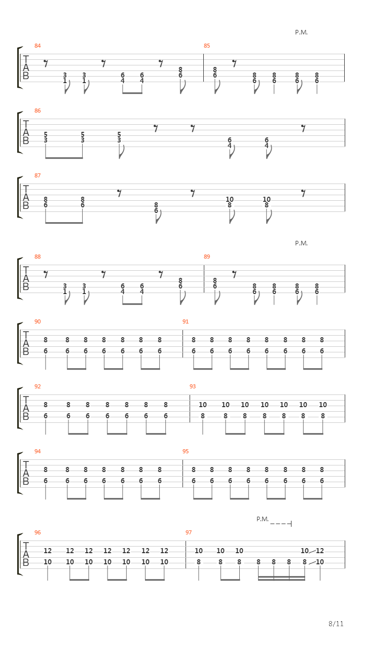 The Song Inside Me吉他谱