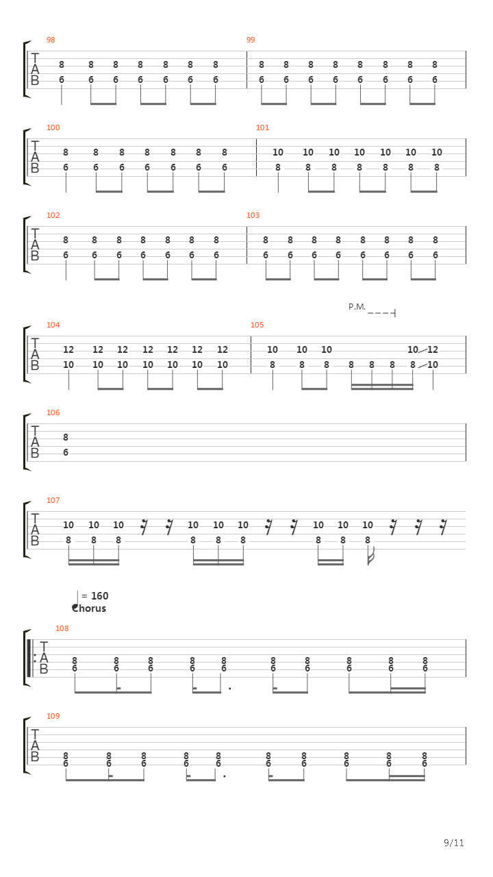 The Song Inside Me吉他谱