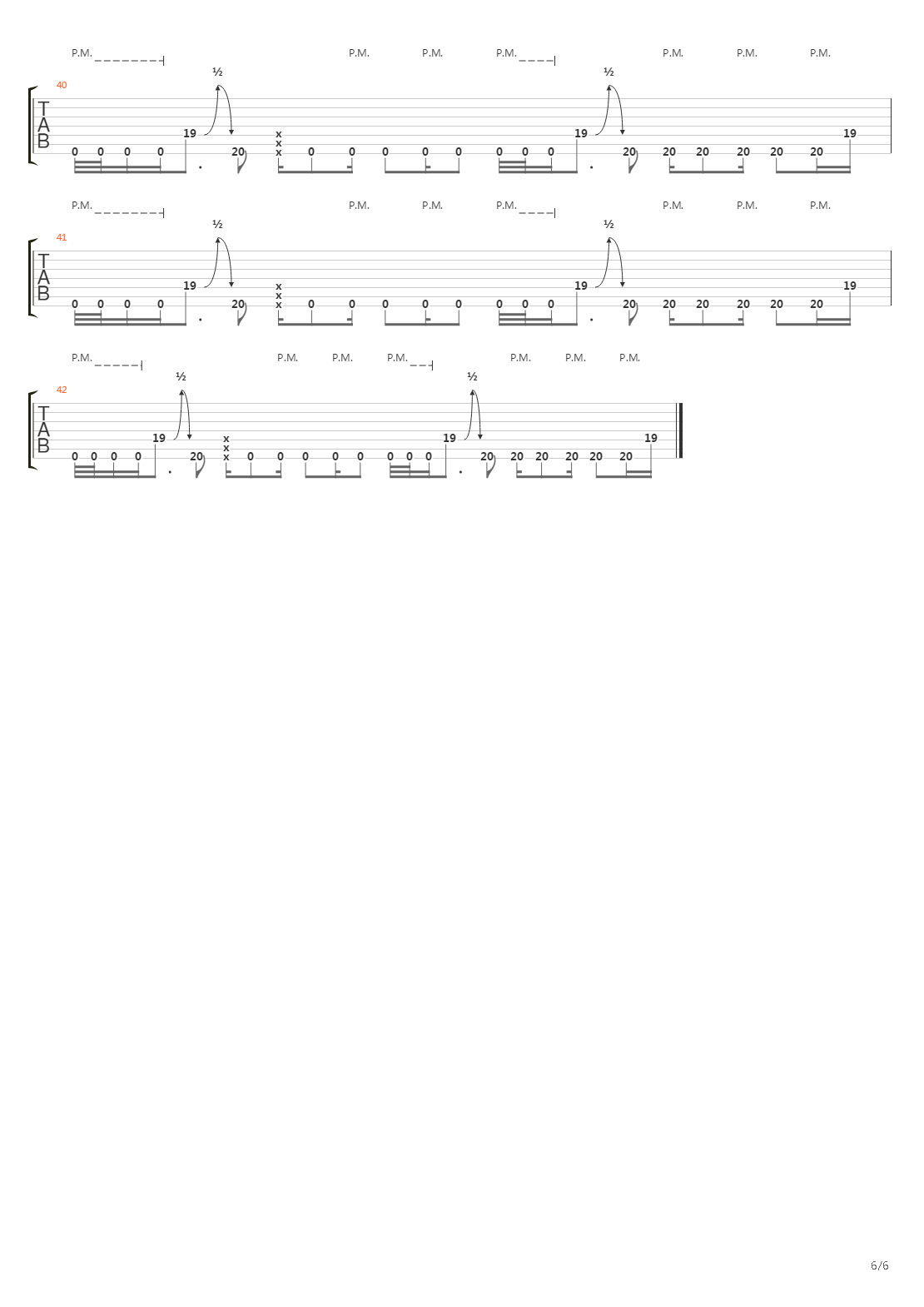 Tellus Aflame吉他谱