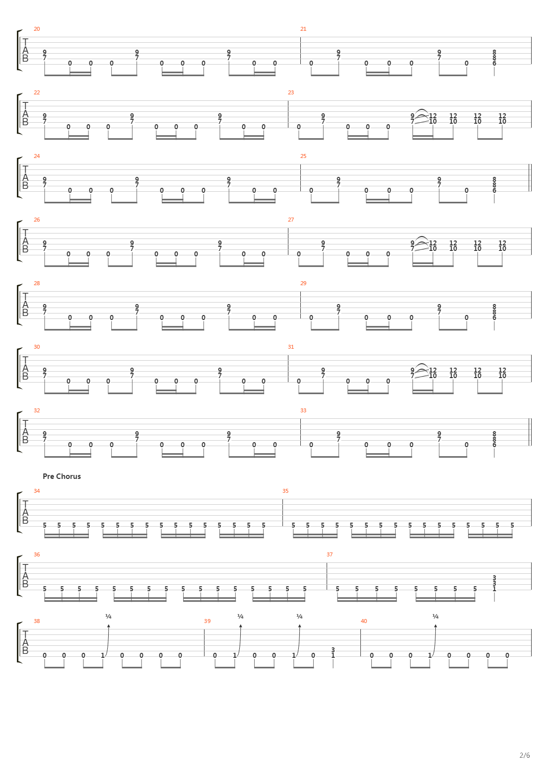 Zenith吉他谱