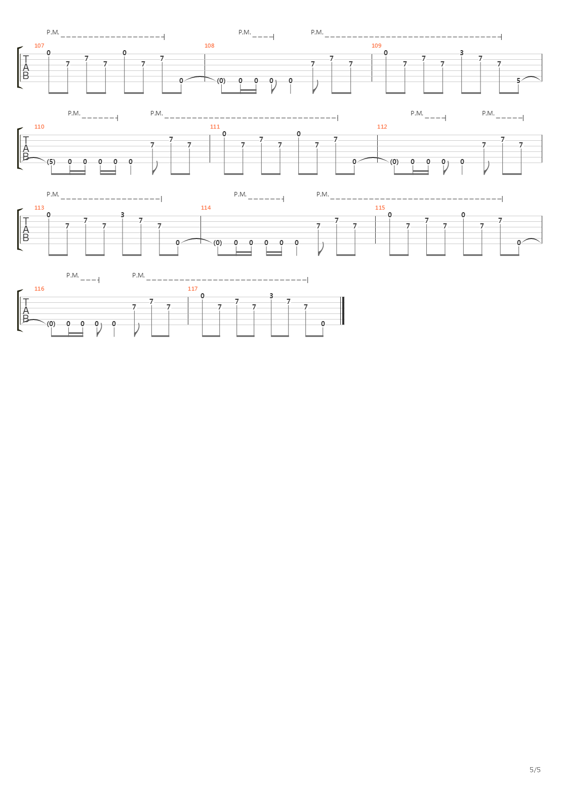 Perlucidus吉他谱