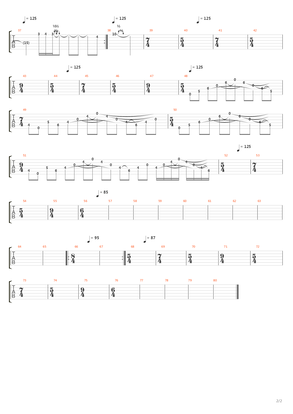 A Myriad Of Visions吉他谱