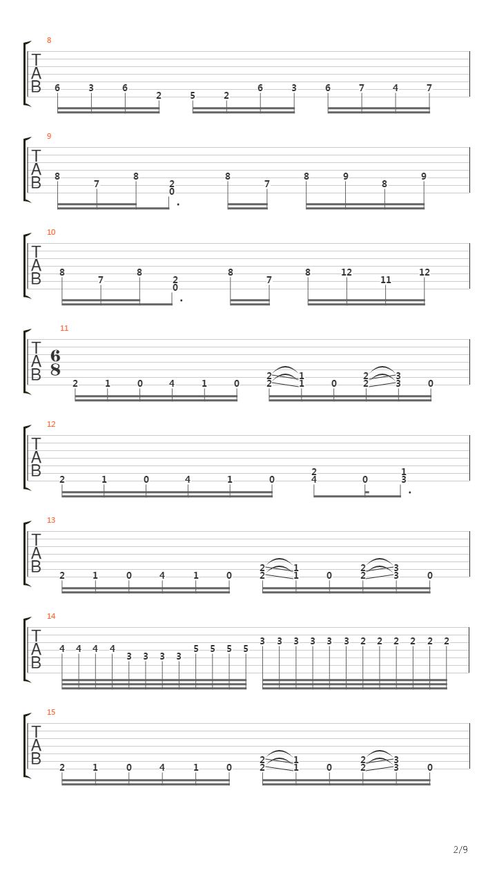 Transcendent Absorption吉他谱