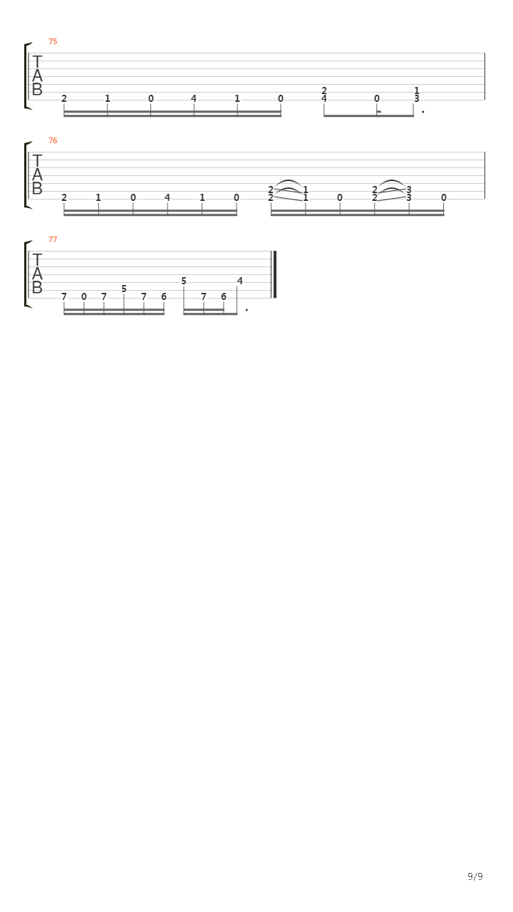 Transcendent Absorption吉他谱