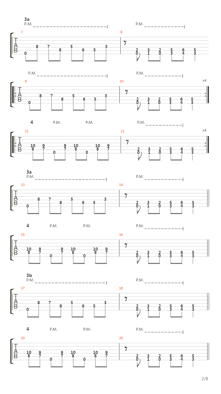 Falling Down吉他谱