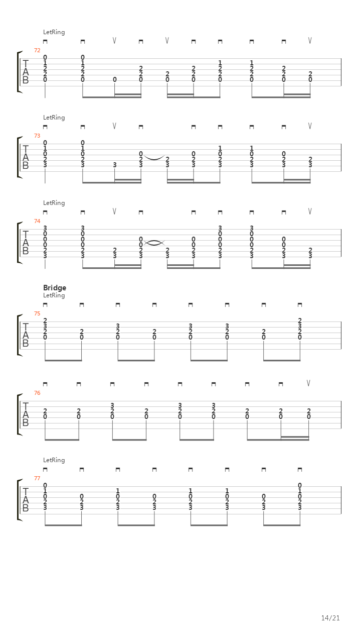 Every Morning吉他谱