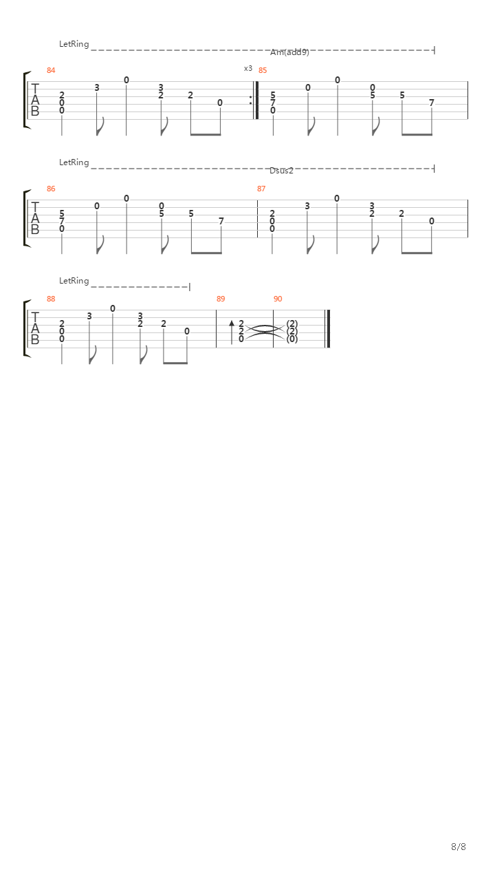 Visible吉他谱