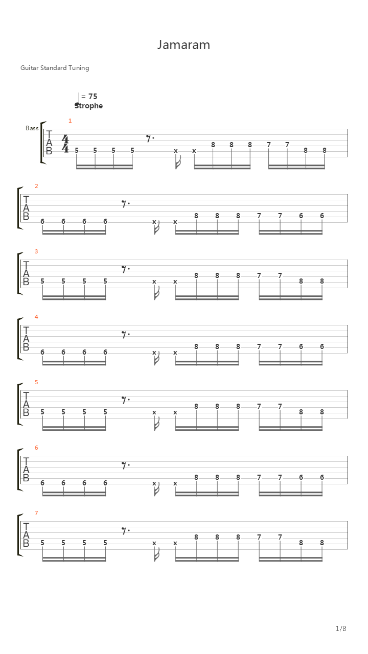 Music吉他谱