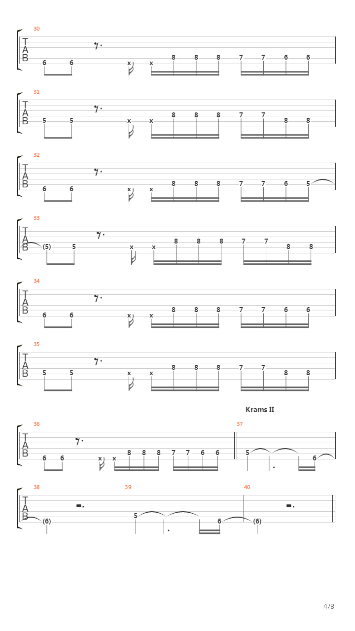 Music吉他谱