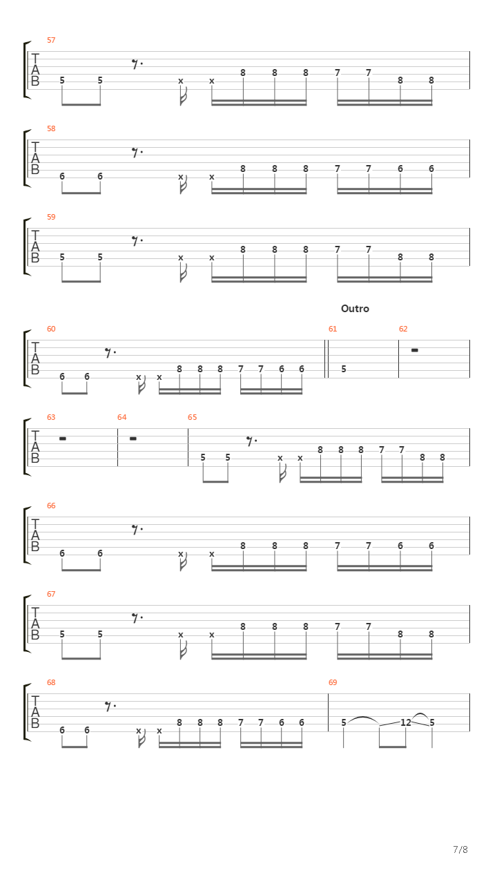 Music吉他谱