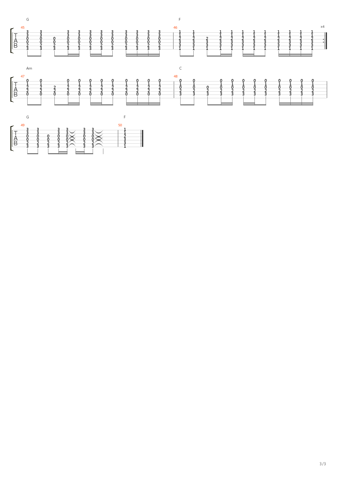 Impossible吉他谱