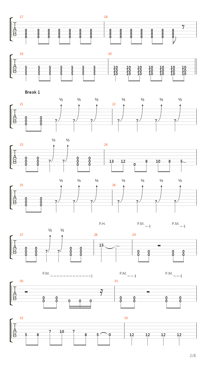 Giants Among Common Men吉他谱