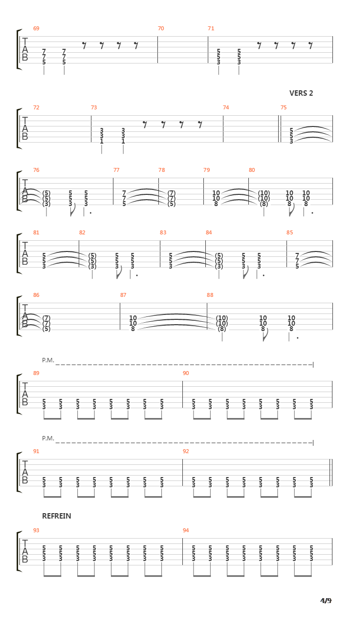 Deep吉他谱