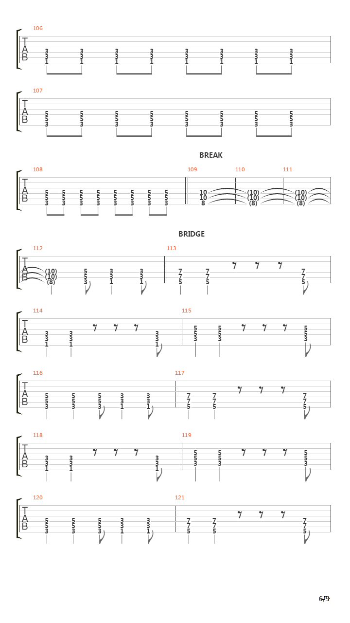 Deep吉他谱