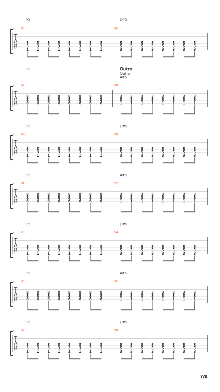 Take On Me吉他谱