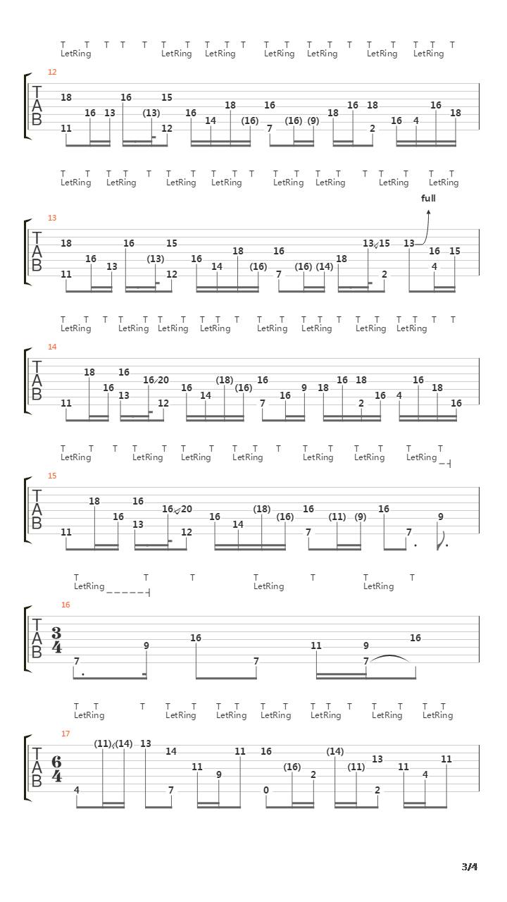 Vanishing吉他谱