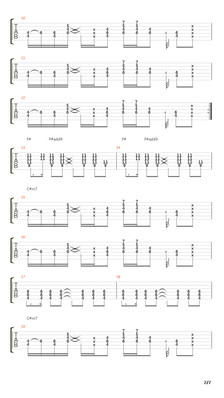 Le Cri Du Papillon吉他谱
