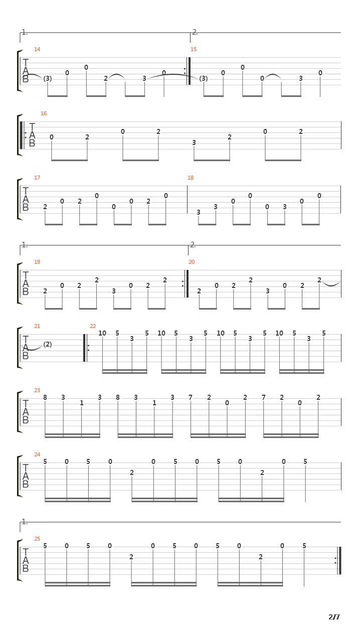 Forms Of Life吉他谱