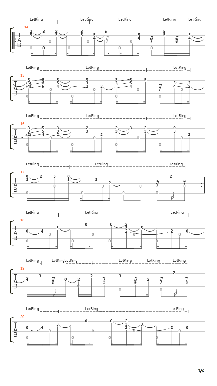 Embryonic Journey吉他谱