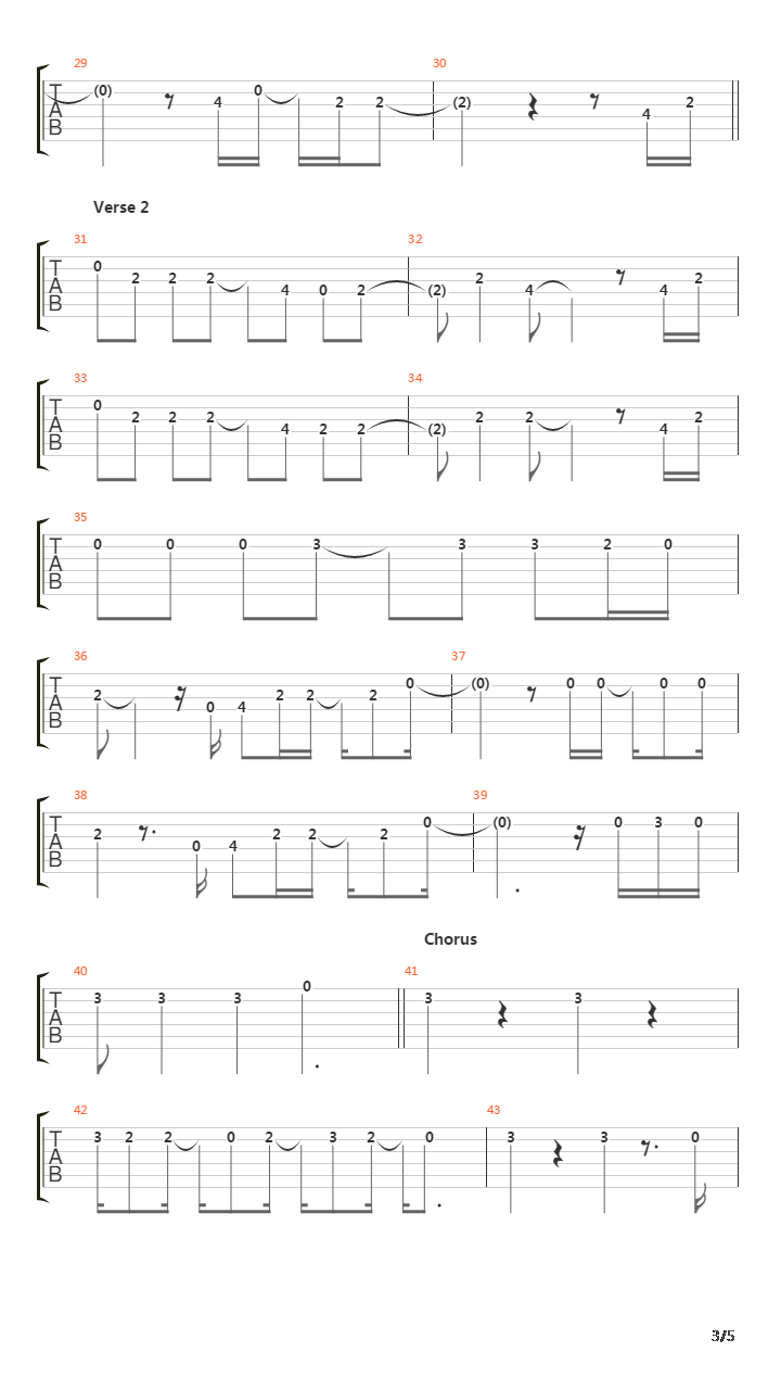 The Way吉他谱