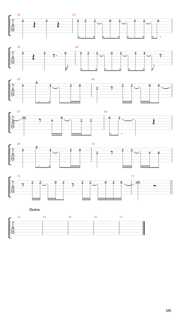 The Way吉他谱