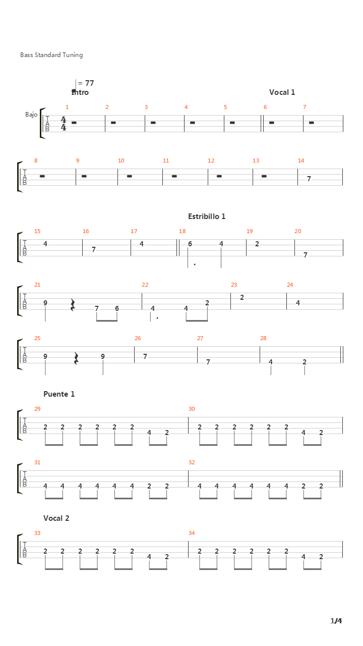 Corre吉他谱