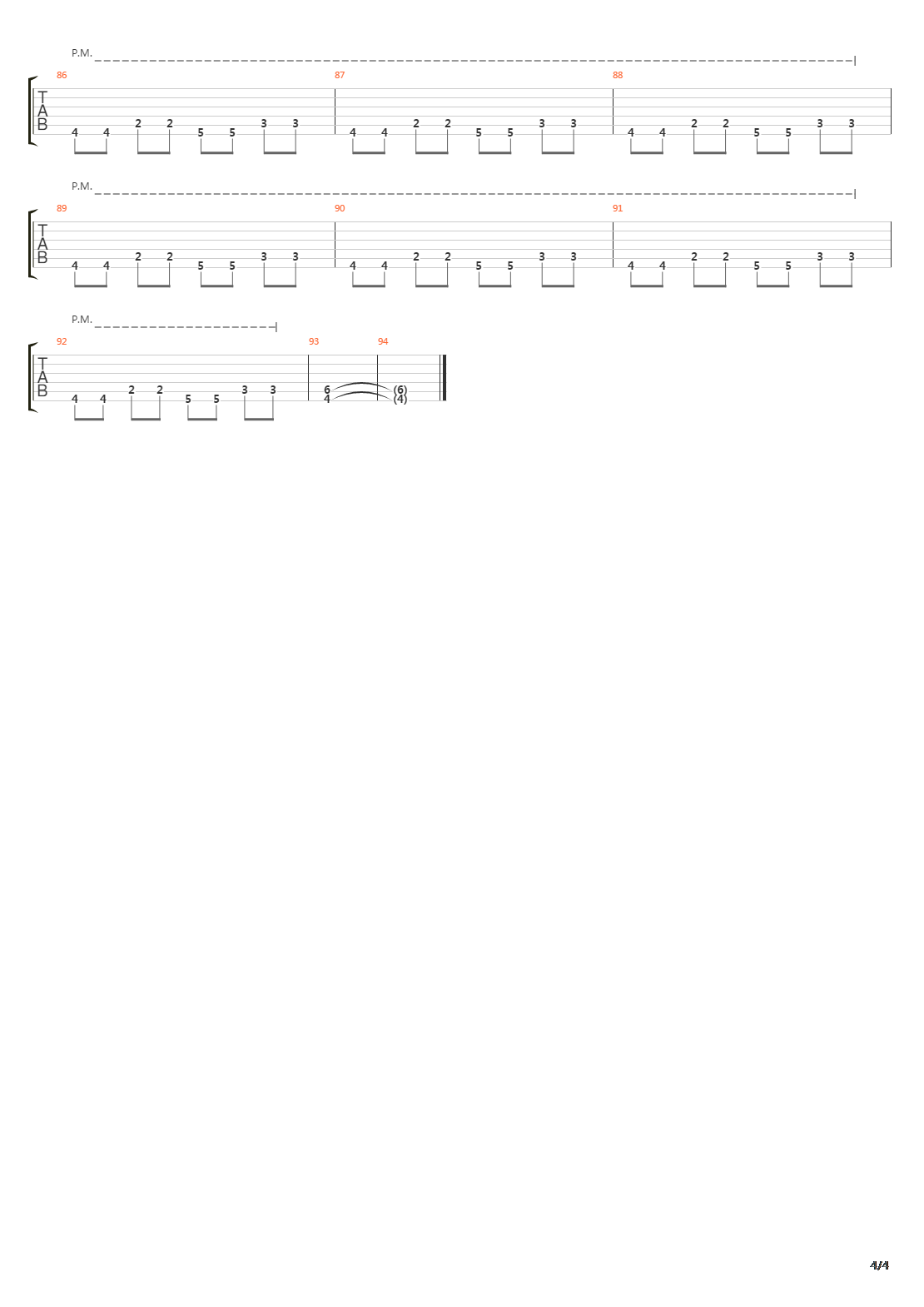 Trephination吉他谱