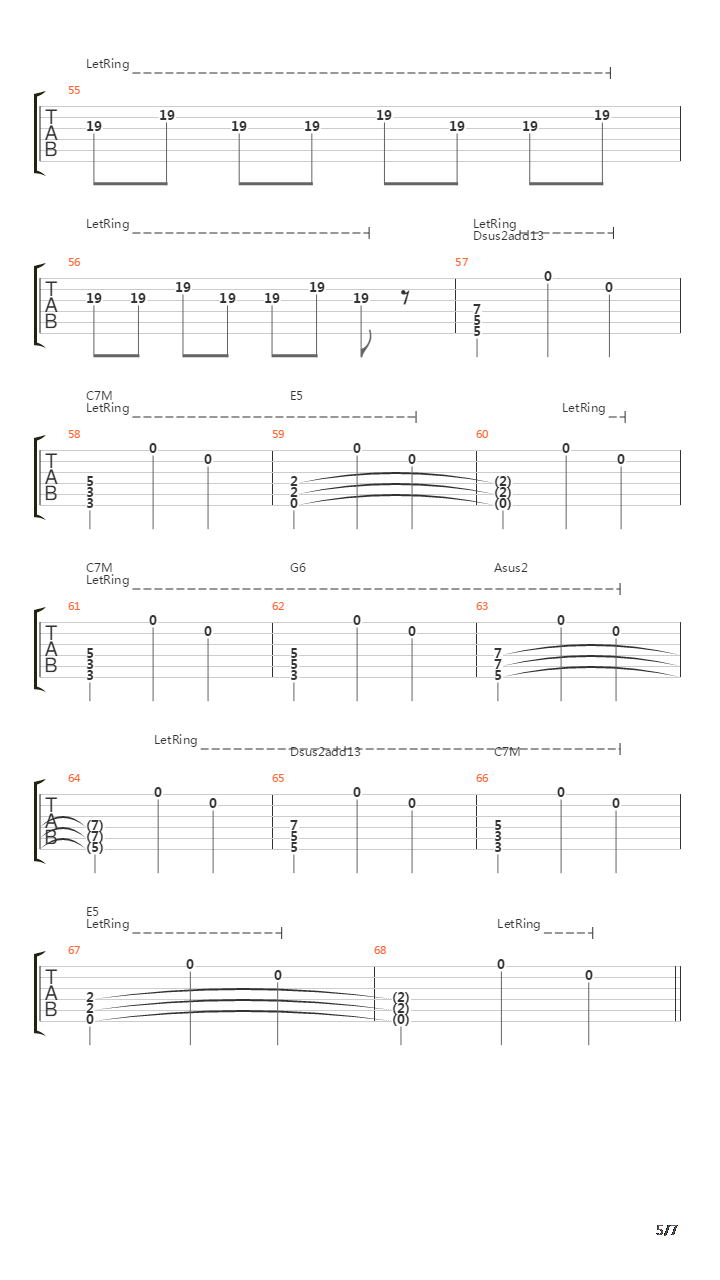 Trephination吉他谱