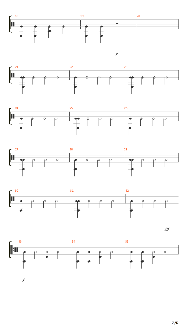 Zachariah吉他谱