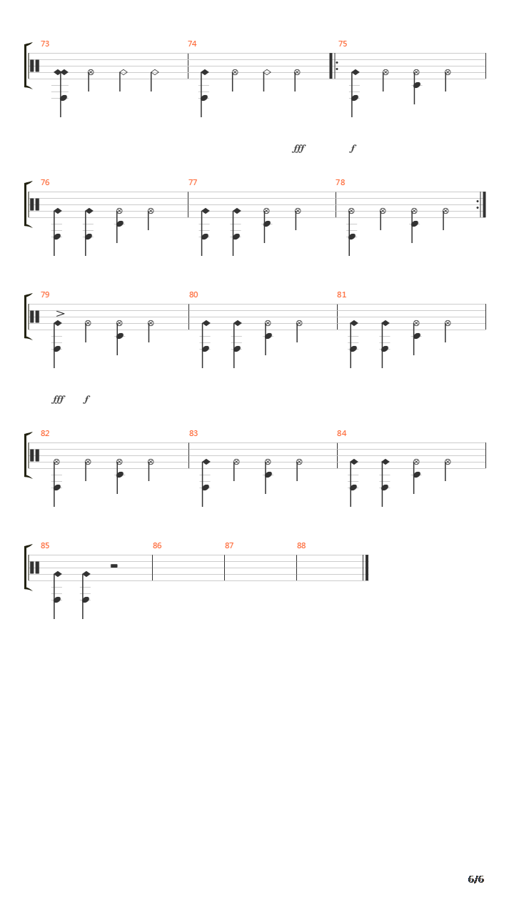 Zachariah吉他谱