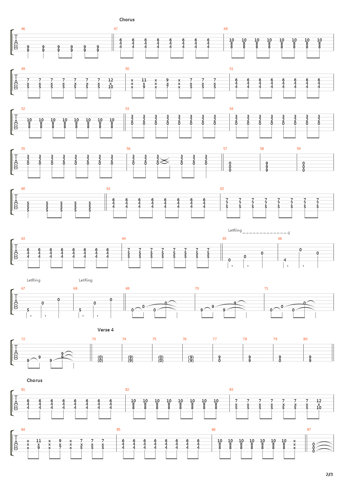 Starry Configurations吉他谱