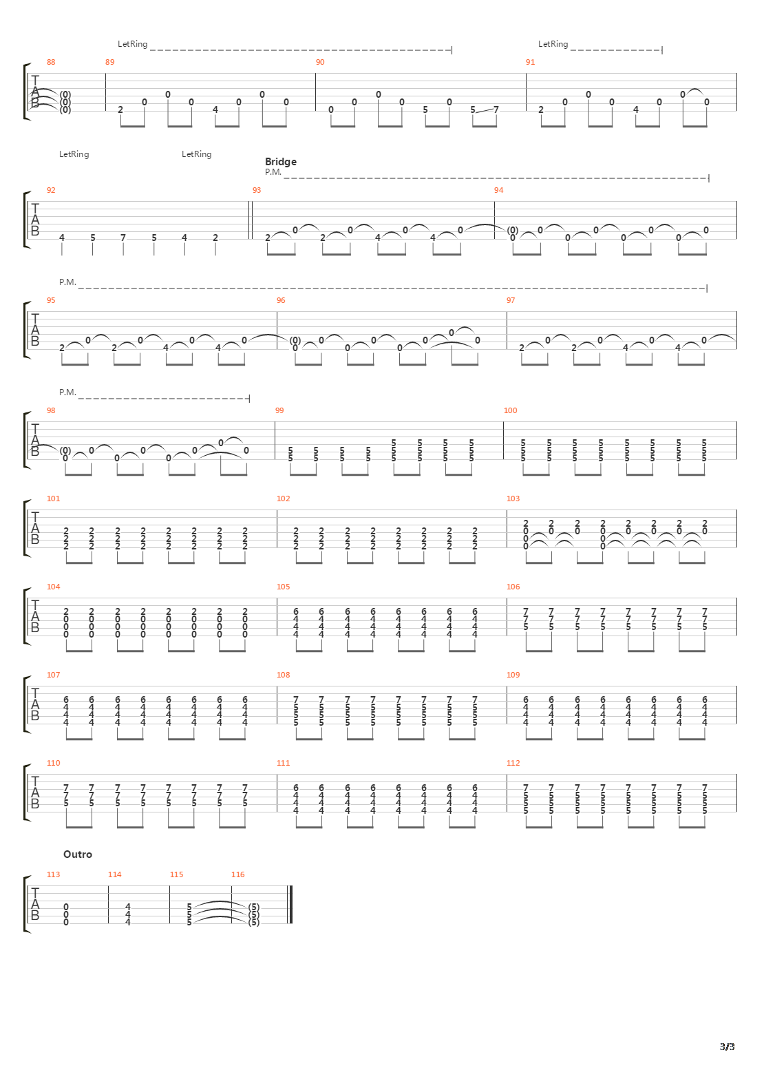 Starry Configurations吉他谱