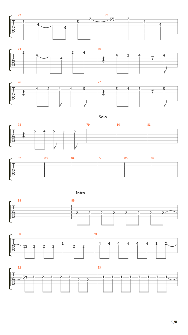 Cheating吉他谱