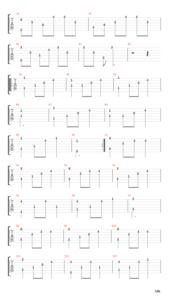 The Air Of Autumn吉他谱